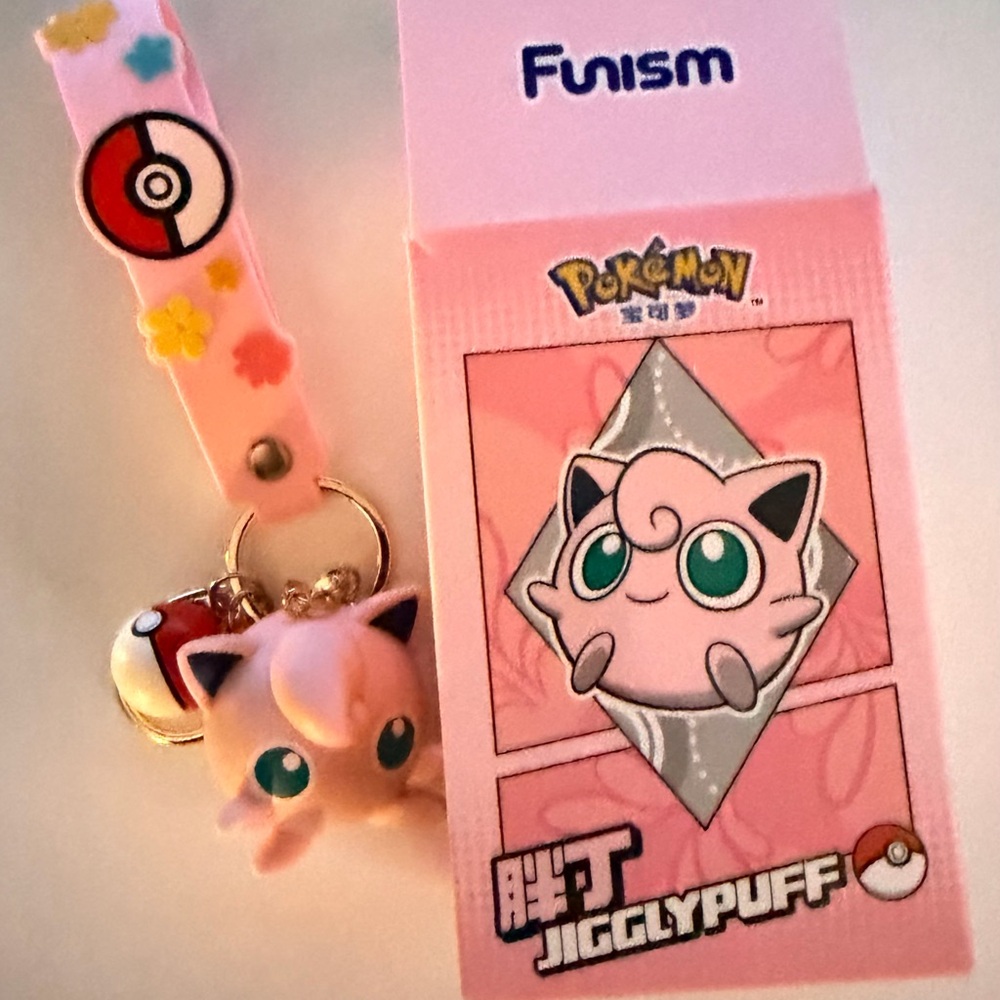Pokémon Jiggypuff Keychain with Strap - Picture 5 of 8